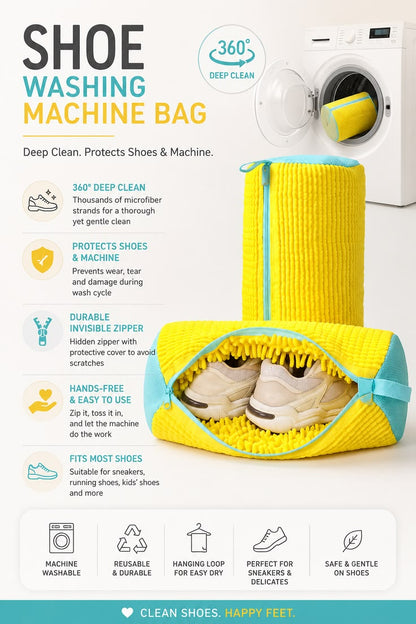👟 Premium Shoe Washing Bag (2-Pack) – Protect Your Shoes in Every Wash